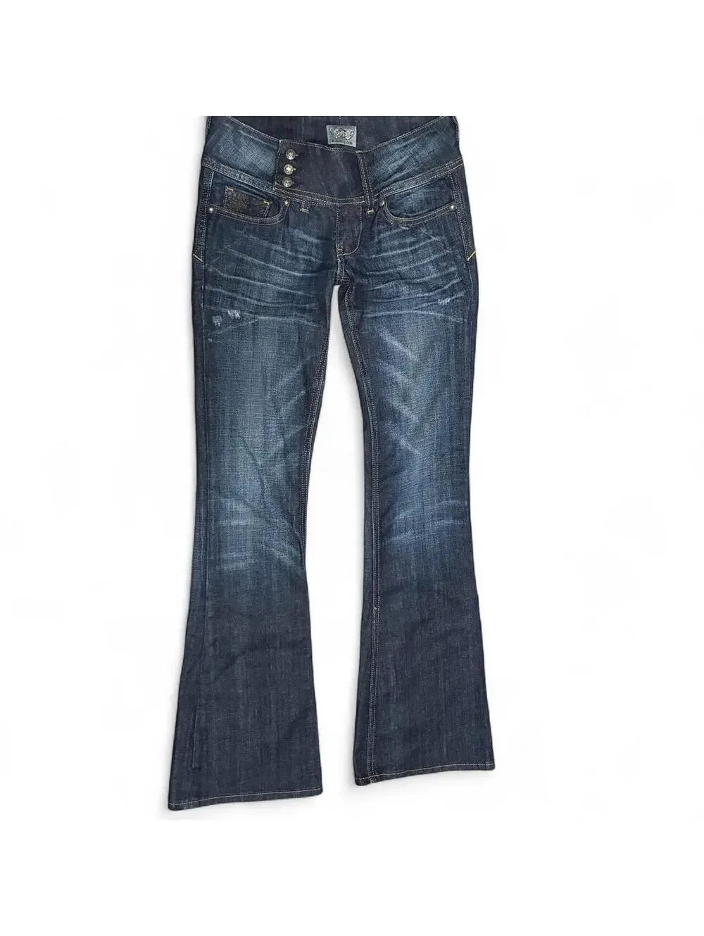 Express Rebork Low Rise Flare Jeans y2k